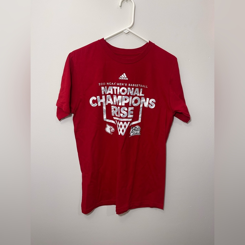 Adidas Vintage 2013 National Champion Louisville Cardinals Shirt Size Medium